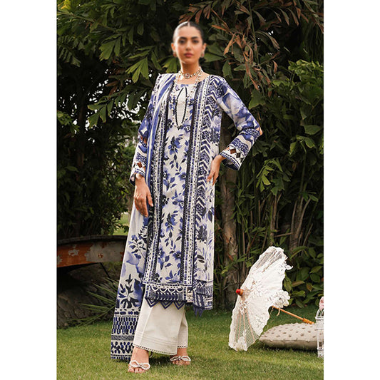 Printed Lawn Collection'24 By Elaf | EEP-07A - Shadow Sisters