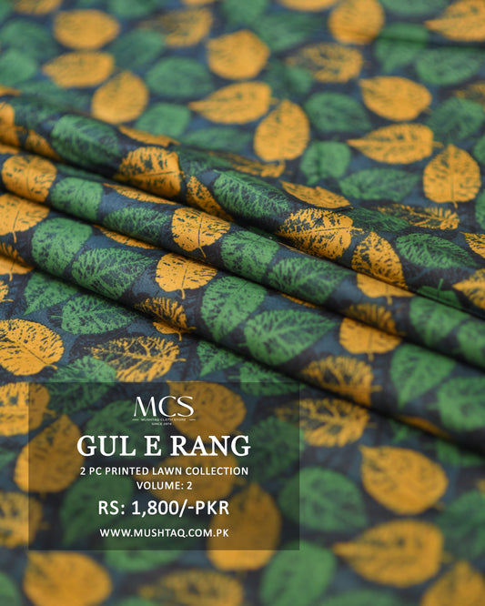Gul E Rang 2 Pcs Printed Lawn Collection Vol 2 by MCS -01