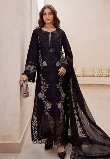 3 Piece Unstitched Embroidered Paper Cotton Suit | EID LAWN-25-03