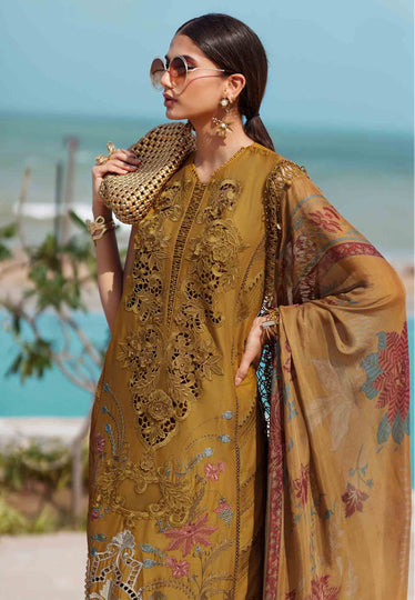 3 Piece Unstitched Embroidered Lawn Suit | EID LAWN-25-06