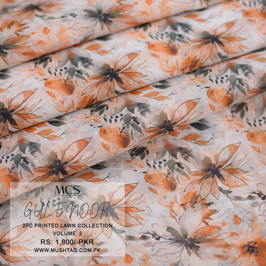 Gul e Noor 2Pcs printed Lawn Collection Vol 2 Design - 6