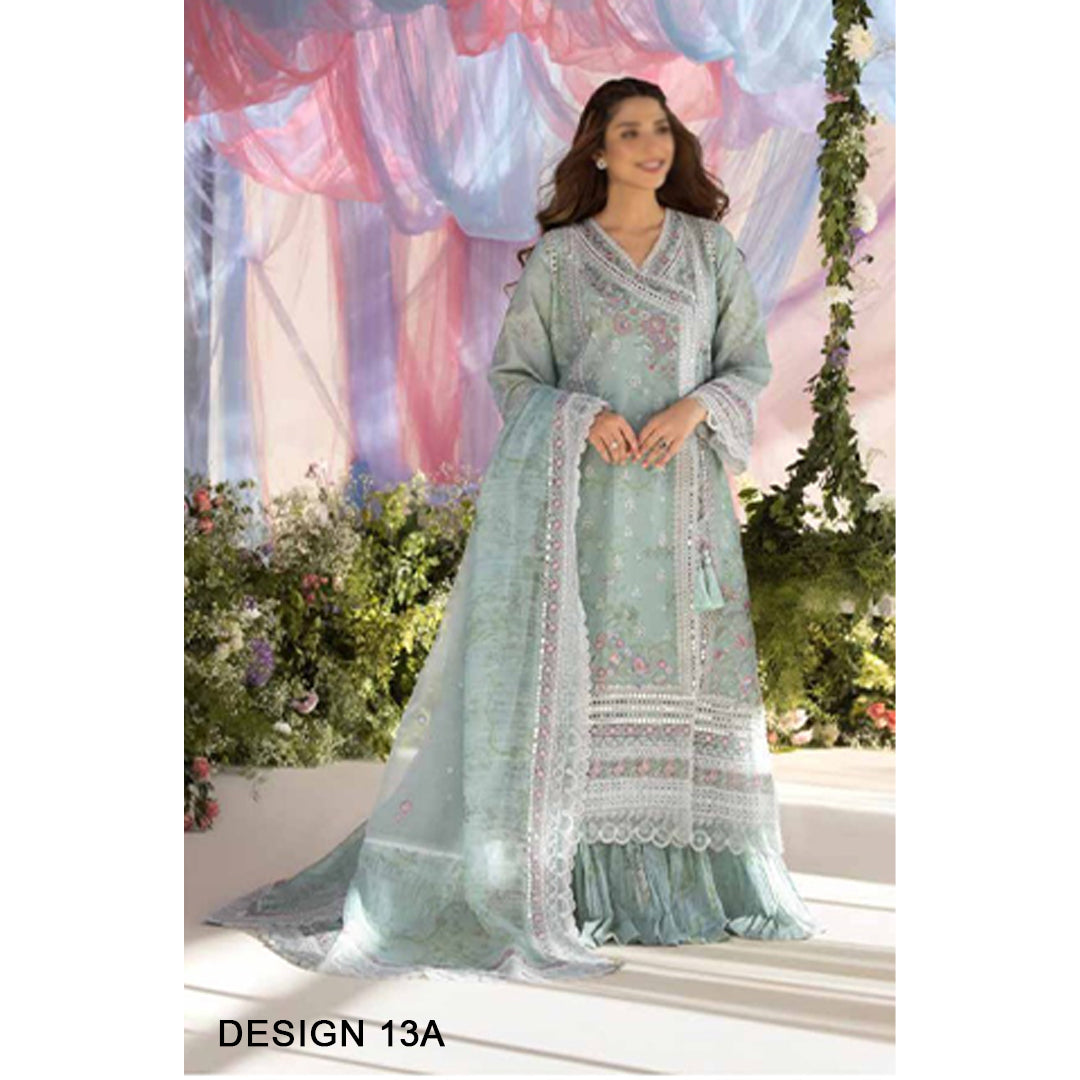 Design 13A Luxury Lawn 2025 Unstitched