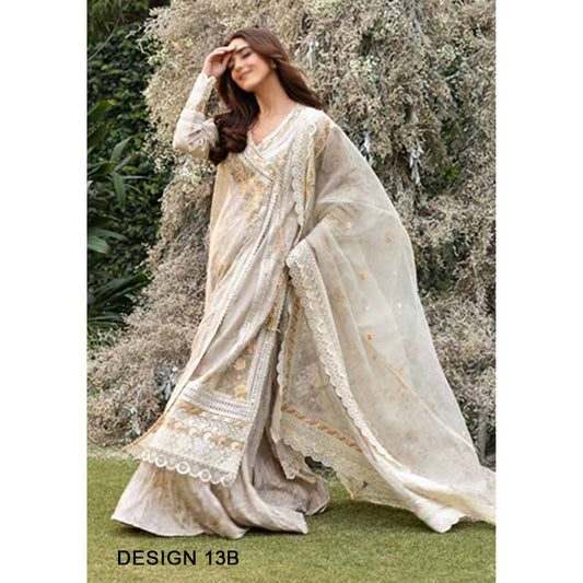 Design 3B Luxury Lawn 2025 Unstitched