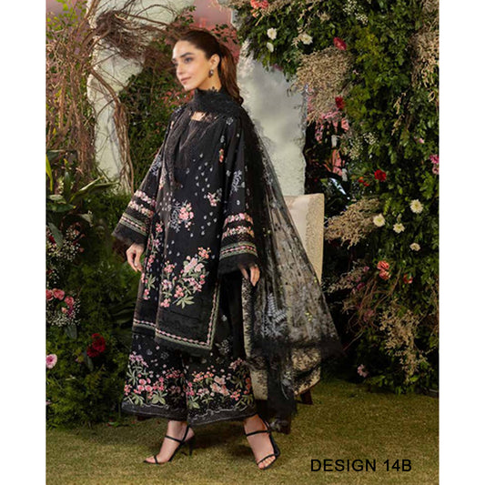 Design 14B Luxury Lawn 2025 Unstitched