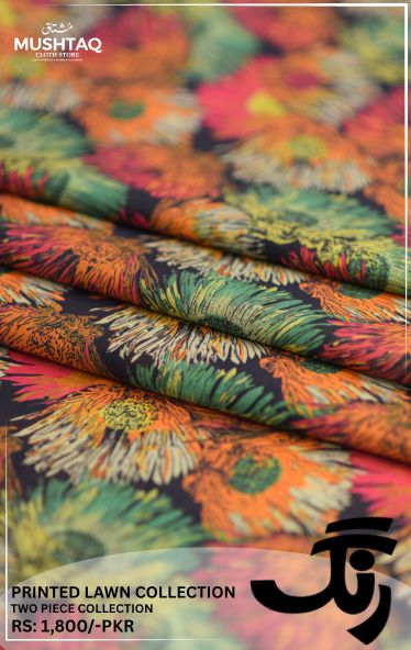 Rang 2Pcs Printed Lawn Collection Design - 3