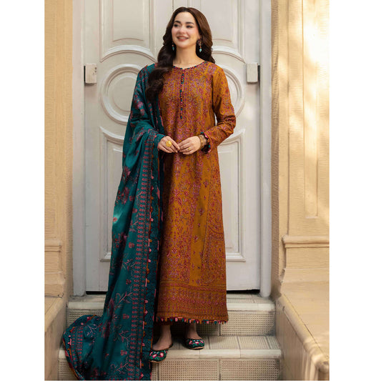 AJKI-04 EMBROIDERED TWILL 3 PC