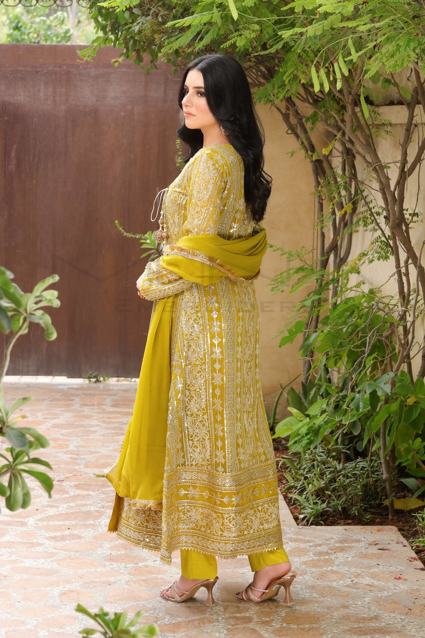 KURTI 122-DIVINE- Mustard