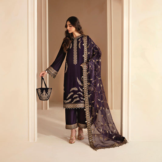 Embroidered Velvet Formal VF-2026