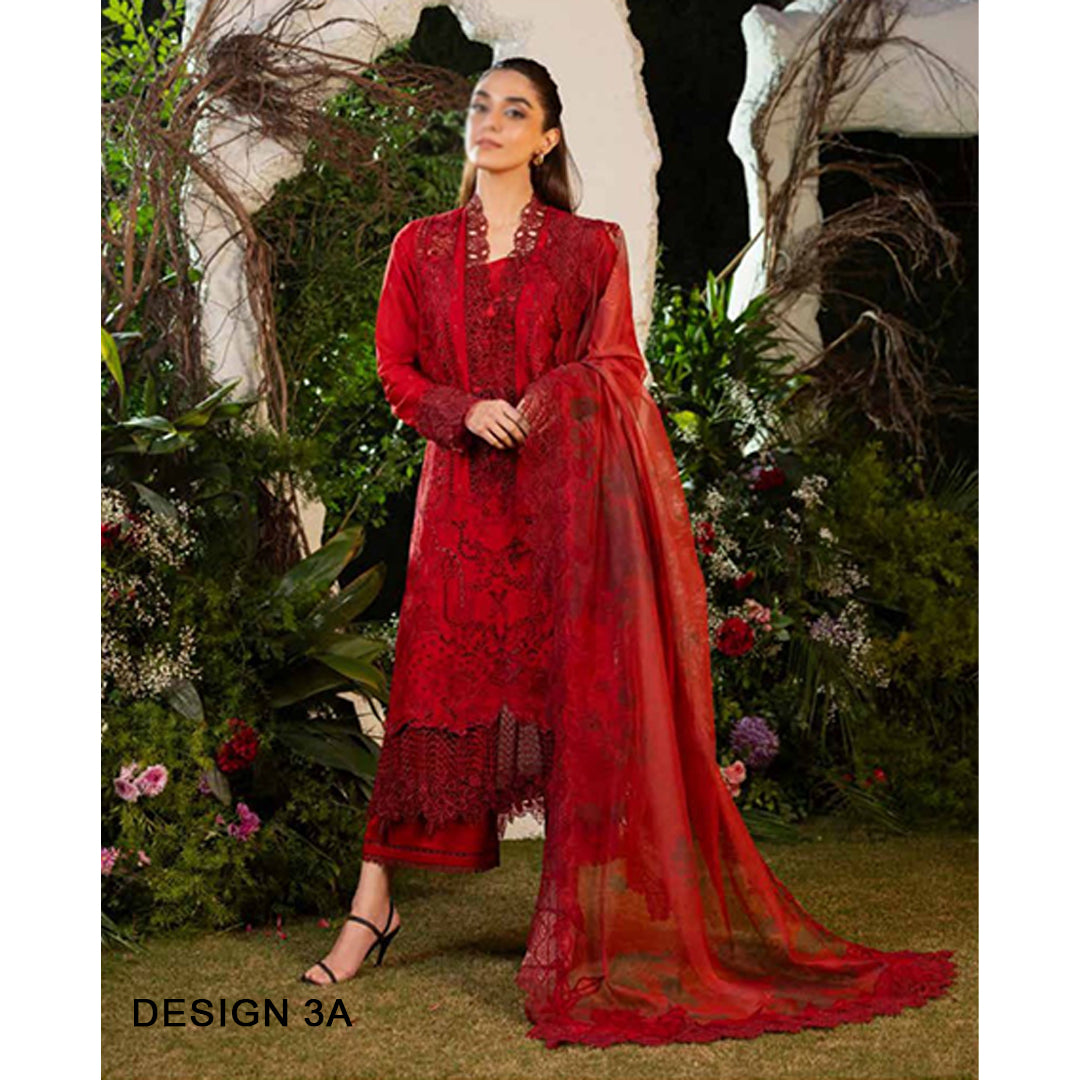 Design 3A Luxury Lawn 2025 Unstitched