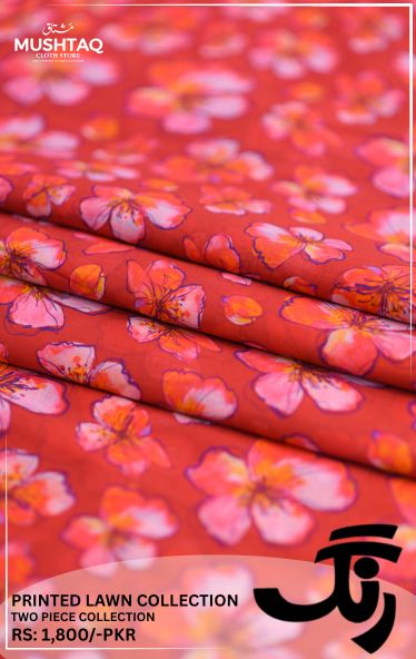 Rang 2Pcs Printed Lawn Collection Design - 9