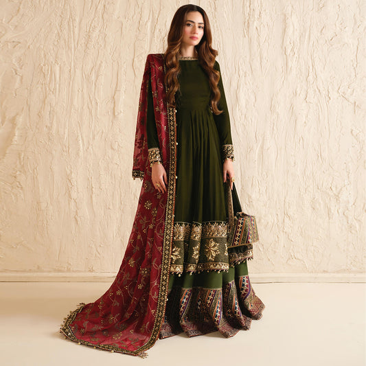 Embroidered Velvet Formal VF-2036