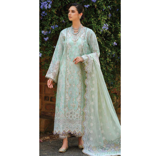EMBROIDERED PRINTED LAWN SL12-D07