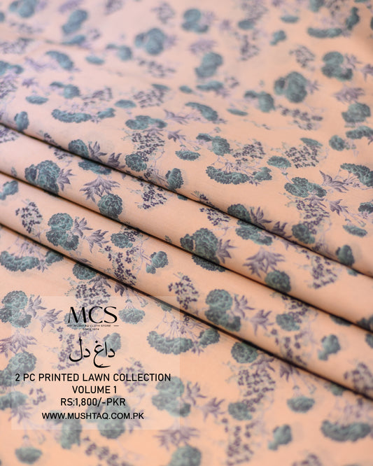 Dagh e Dil 2Pcs Printed Lawn Collection Vol 1 by MCS Design - 02