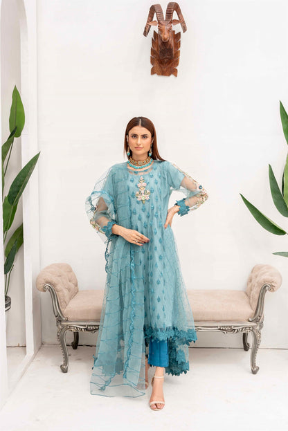 KURTI 0084-ICE BLUE