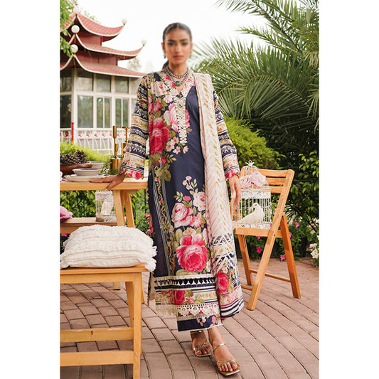 Printed Lawn Collection'24 By Elaf | EEP-05B - Amica