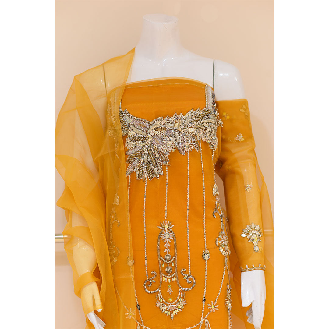 MCS BRIDAL HANDMADE SHIRT YELLOW