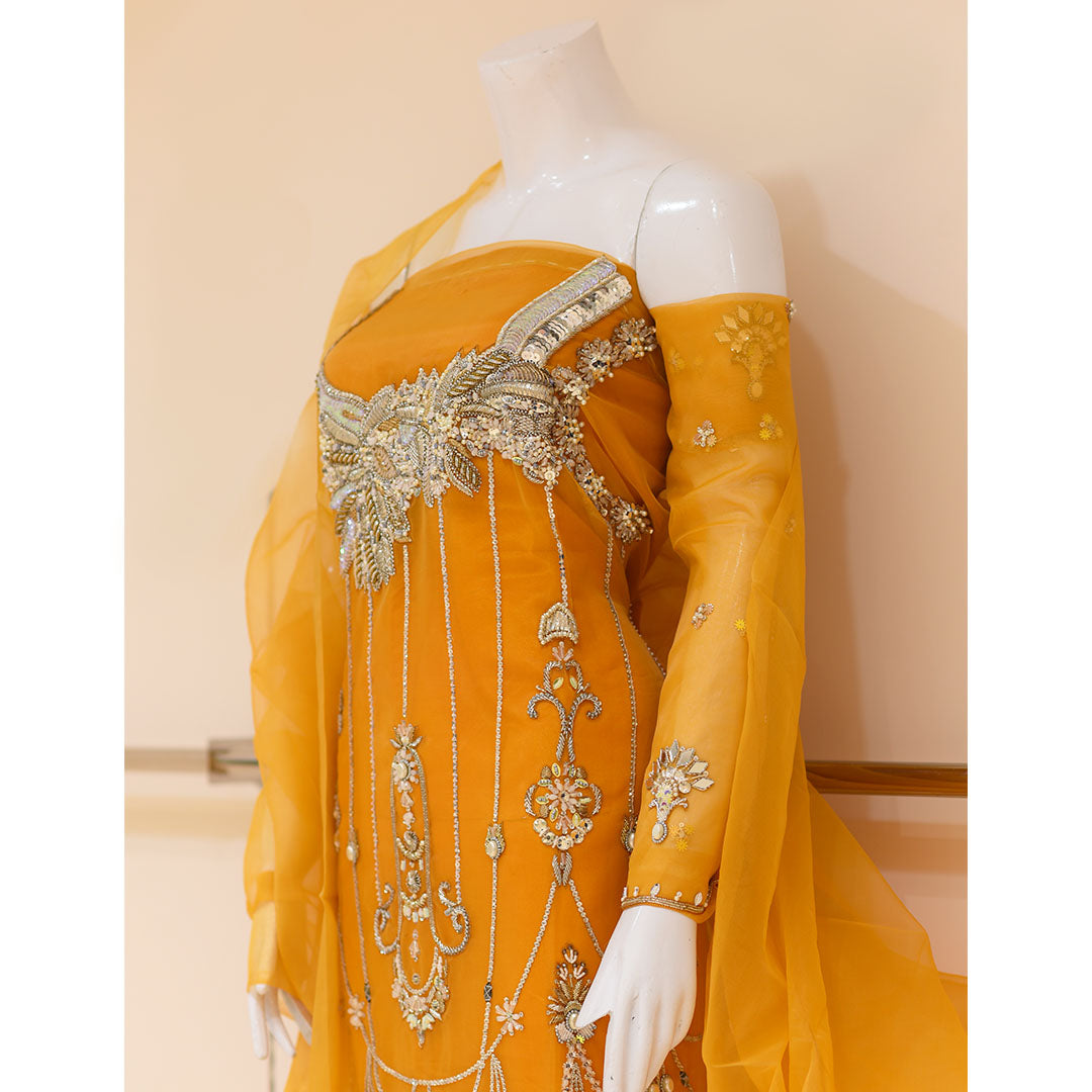 MCS BRIDAL HANDMADE SHIRT YELLOW