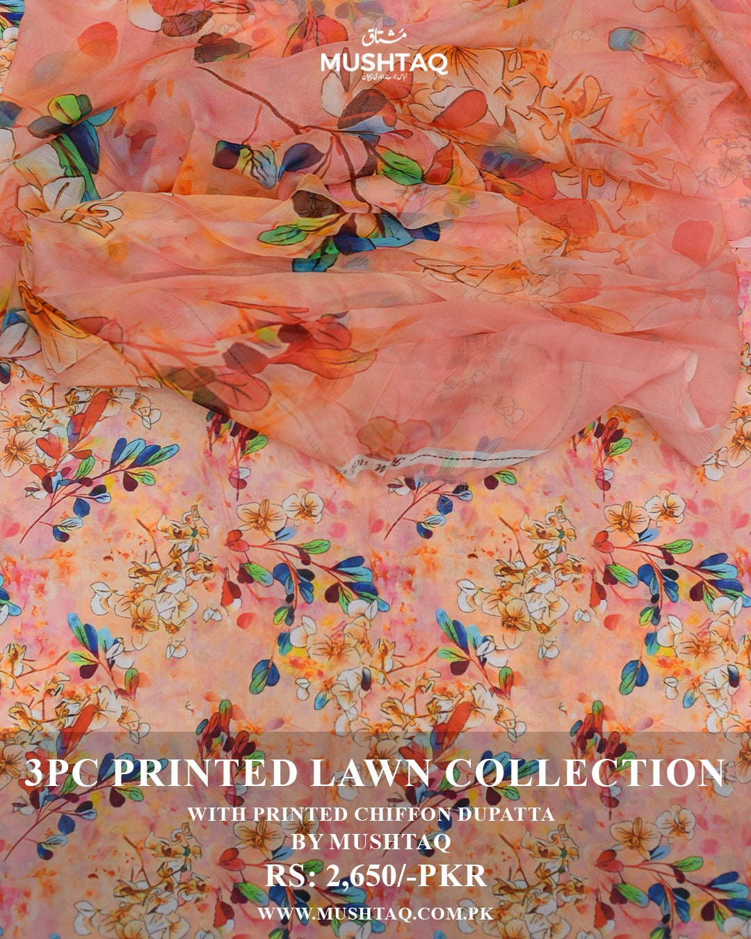 3Pcs Printed Lawn Collection Design - 6