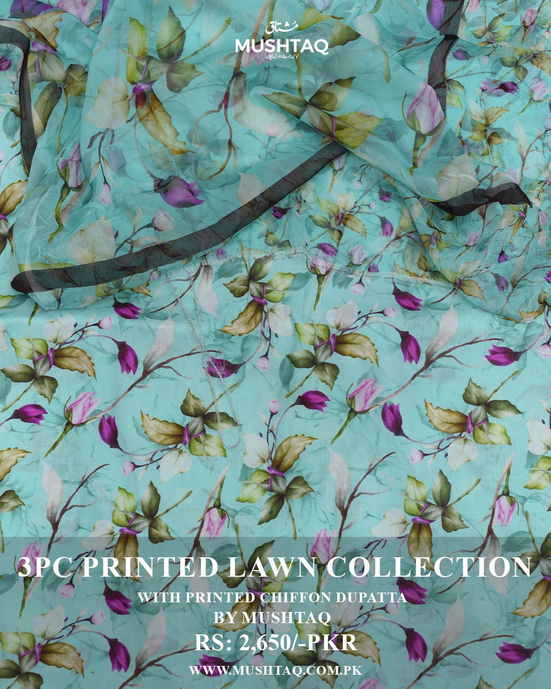3Pcs Printed Lawn Collection Design - 4