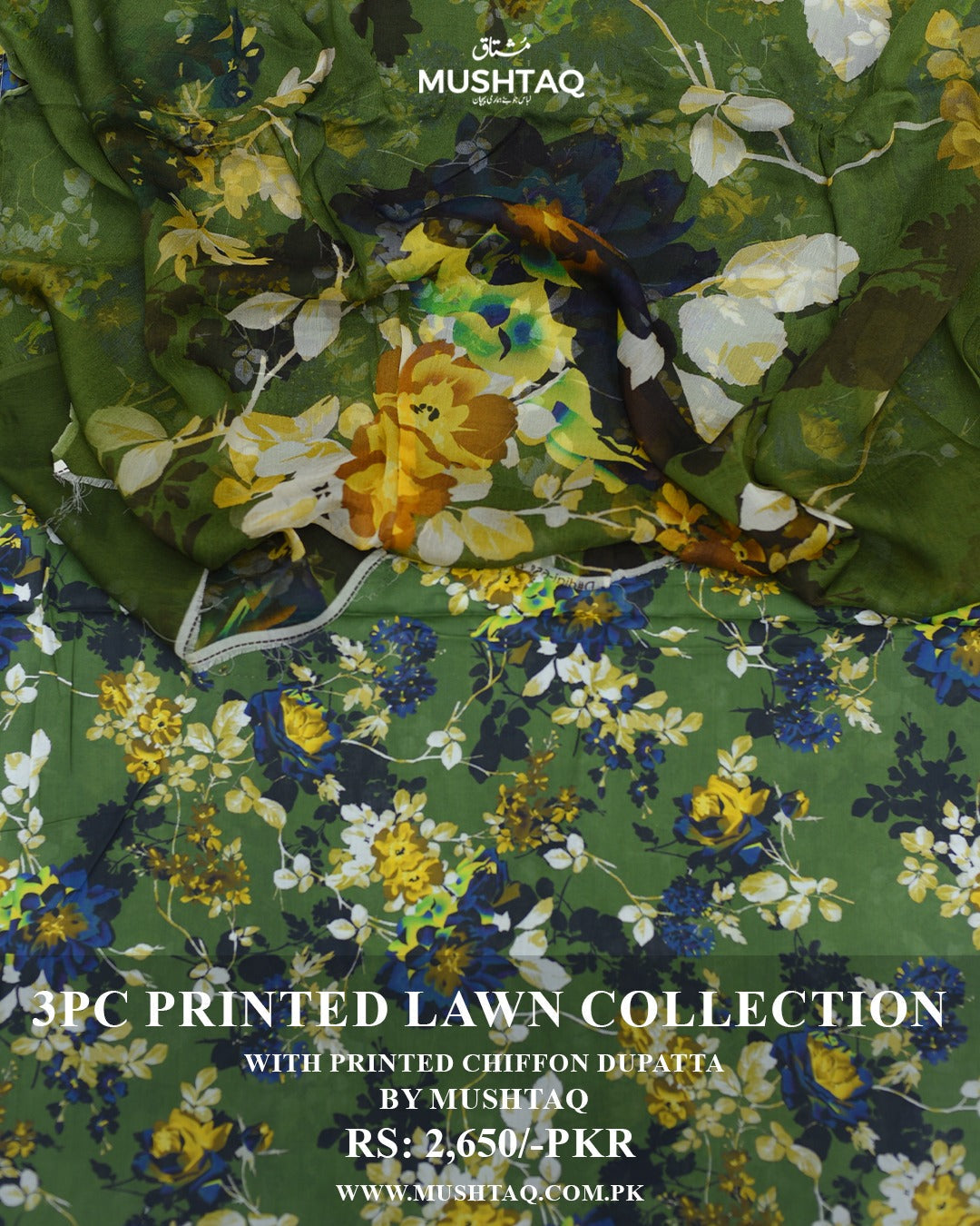 3Pcs Printed Lawn Collection Design - 5