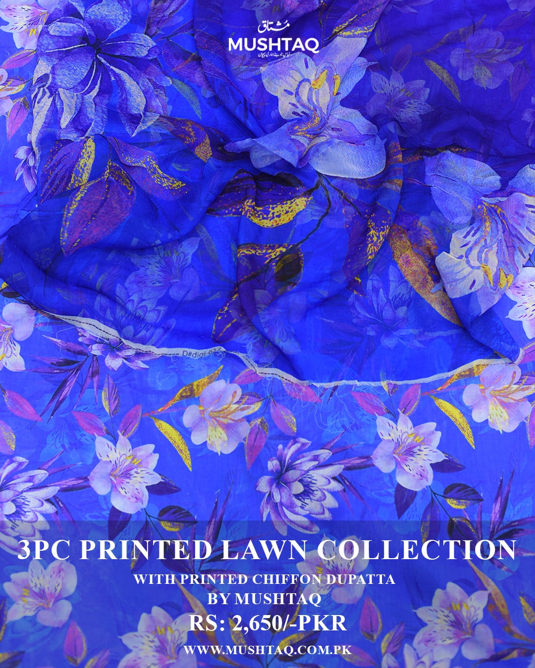 3Pcs Printed Lawn Collection Design - 2