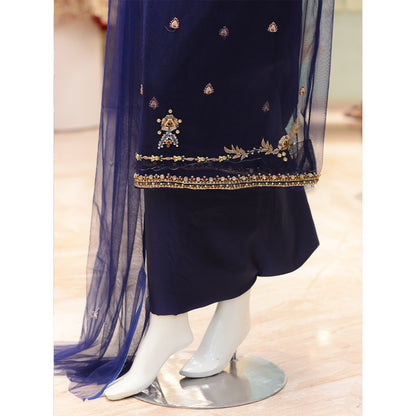 MCS BRIDAL NAVY BLUE DRESS