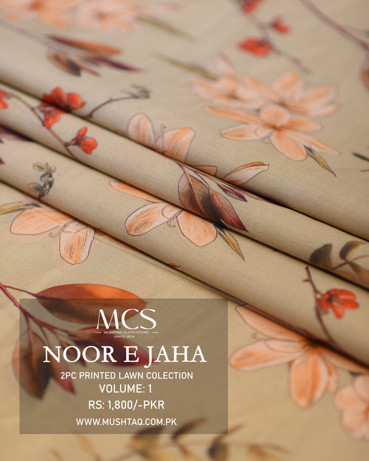 Noor e Jahan 2 Pcs Printed Lawn Collection Vol 1 by MCS Design - 01