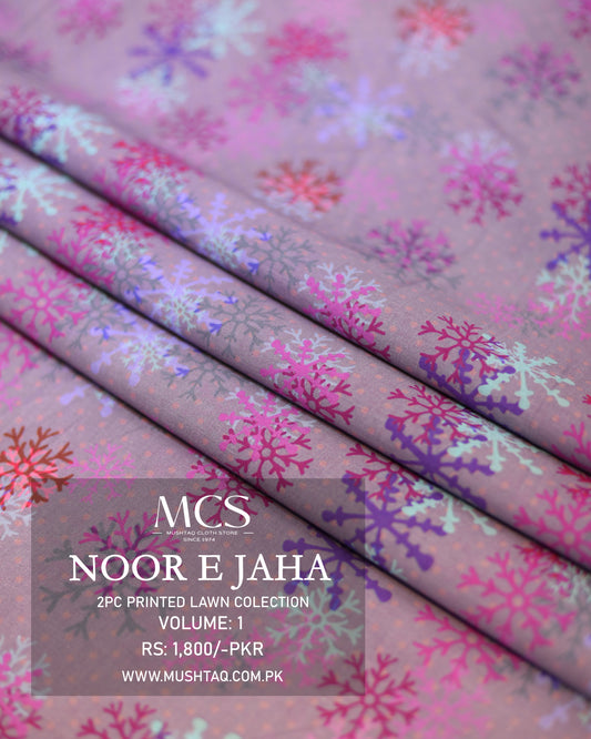 Noor e Jahan 2 Pcs Printed Lawn Collection Vol 1 by MCS Design - 13