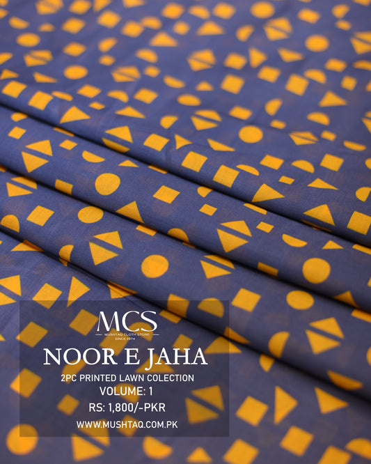 Noor e Jahan 2 Pcs Printed Lawn Collection Vol 1 by MCS Design - 14