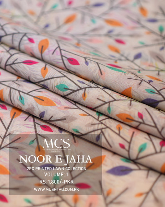 Noor e Jahan 2 Pcs Printed Lawn Collection Vol 1 by MCS Design - 07