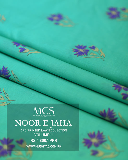Noor e Jahan 2 Pcs Printed Lawn Collection Vol 1 by MCS Design - 09