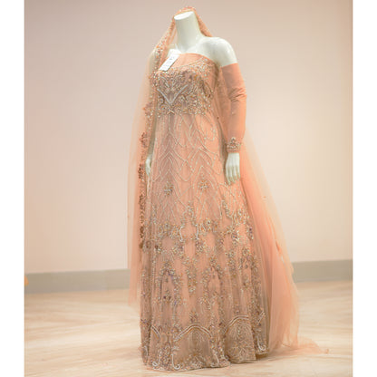 MCS PEACH BRIDAL MAXI