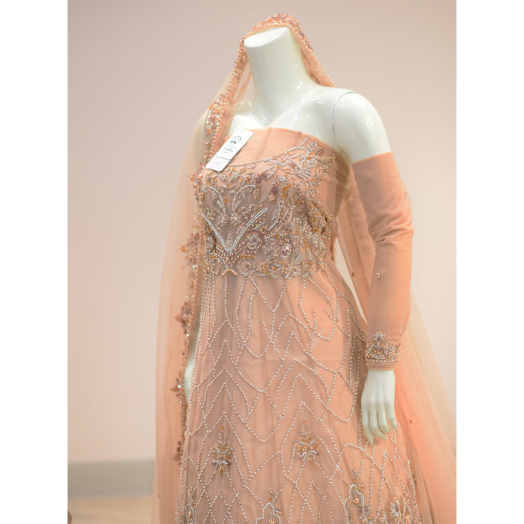 MCS PEACH BRIDAL MAXI