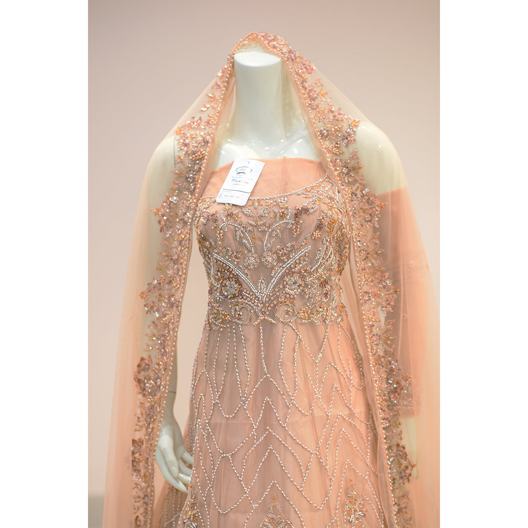 MCS PEACH BRIDAL MAXI