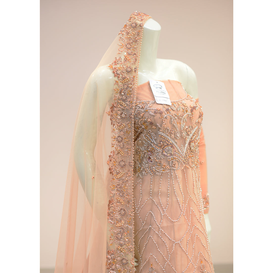 MCS PEACH BRIDAL MAXI