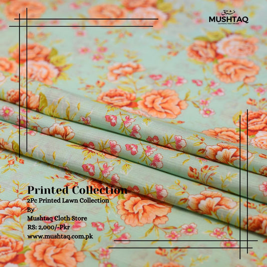 2Pcs Printed Lawn Collection Design - 4