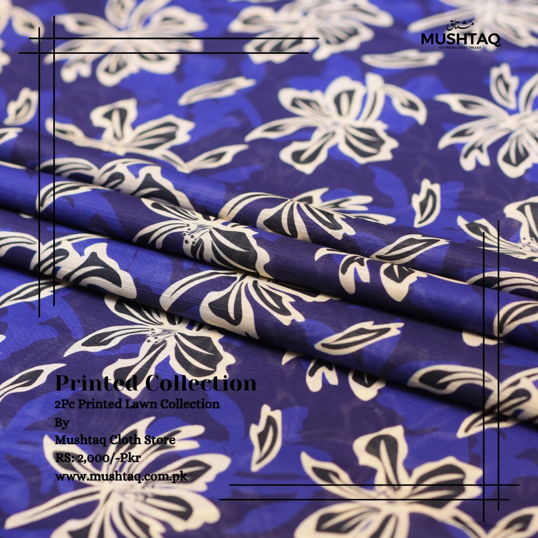 2Pcs Printed Lawn Collection Design - 1