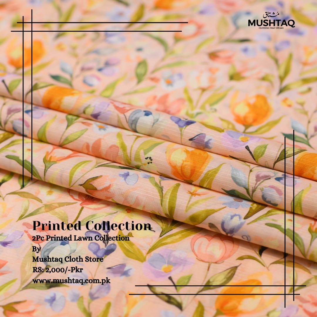2Pcs Printed Lawn Collection Design - 5