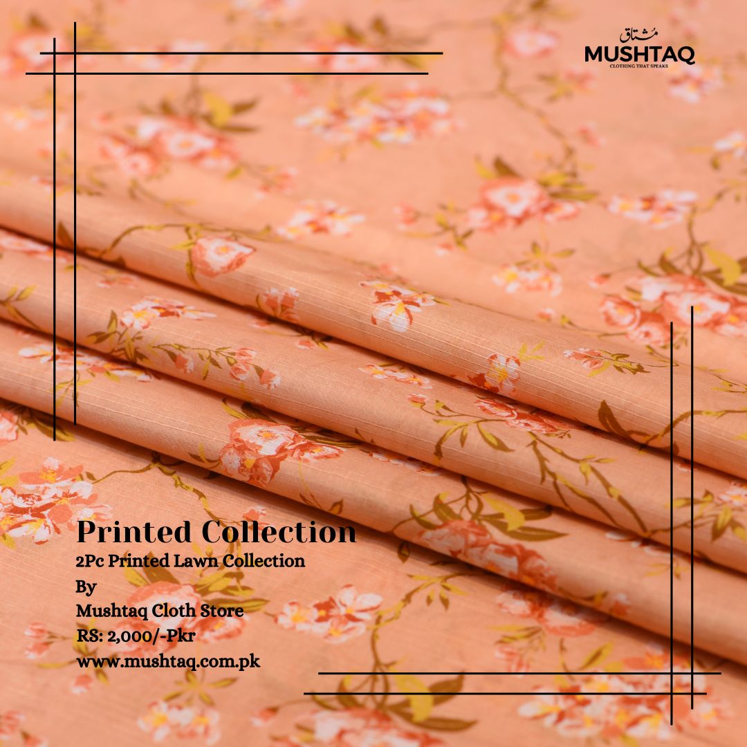 2Pcs Printed Lawn Collection Design - 7