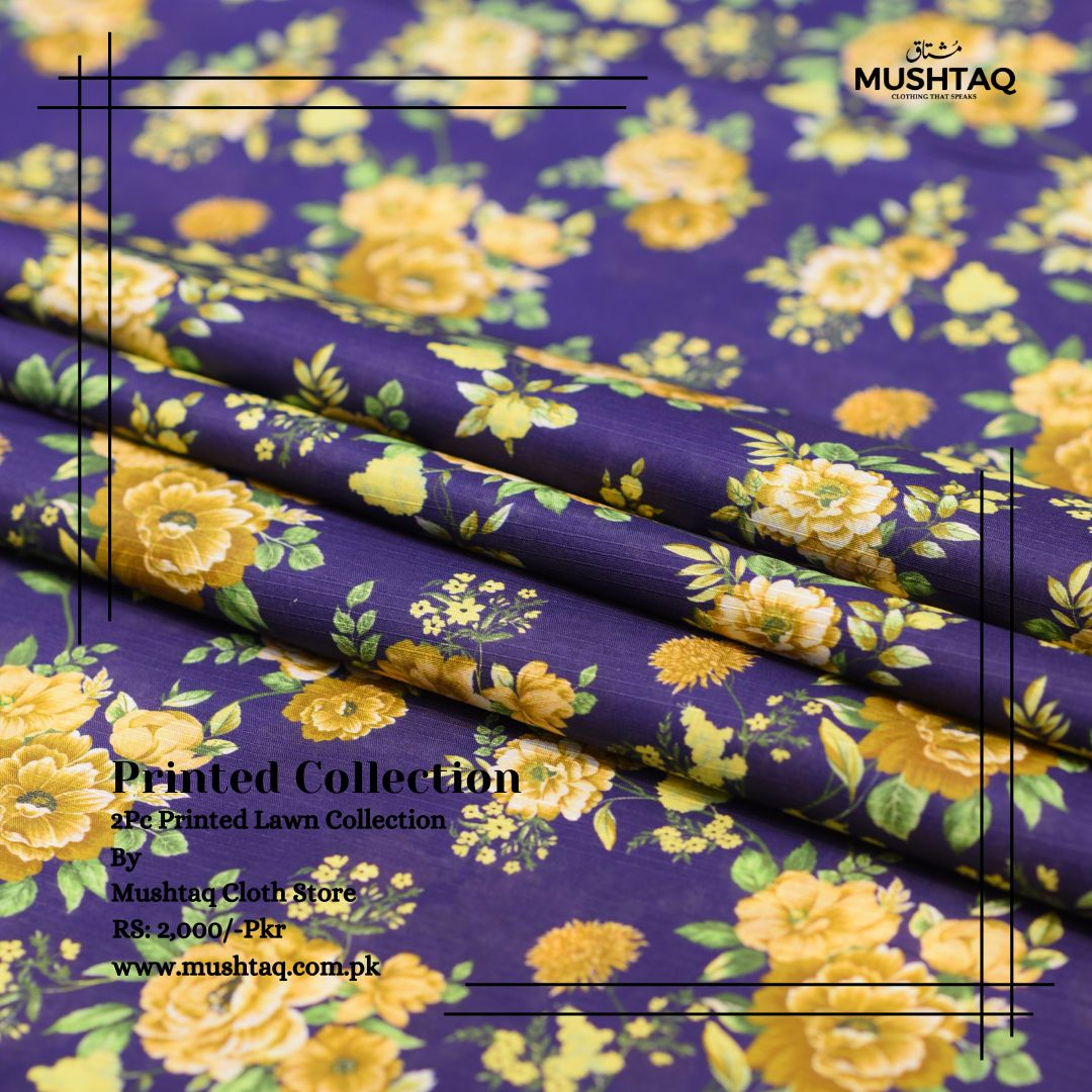 2Pcs Printed Lawn Collection Design - 2