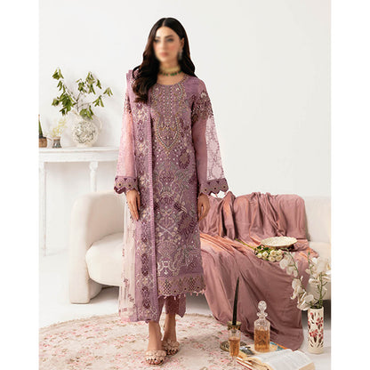 Minhal Organza Vol 11 Collection '24 By Ramsha M-1107