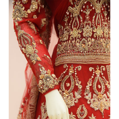 MCS BRIDAL Red Lehnga