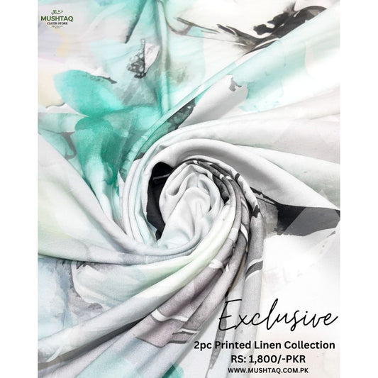 Exclusive 2Pcs Printed Linen Collection Vol 2 Design - 10