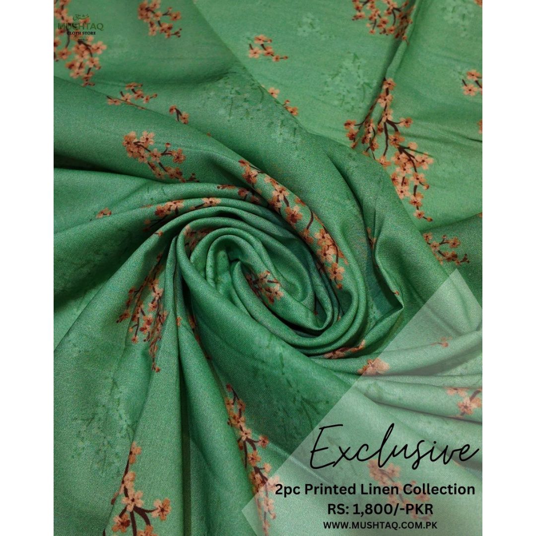 Exclusive 2Pcs Printed Linen Collection Vol 2 Design - 5