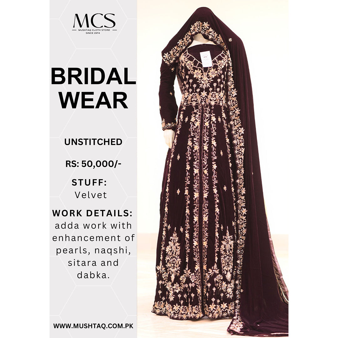 MCS BRIDAL WEAR VELVET