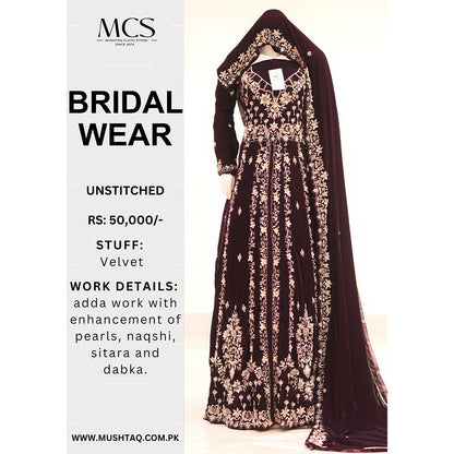 MCS BRIDAL WEAR VELVET