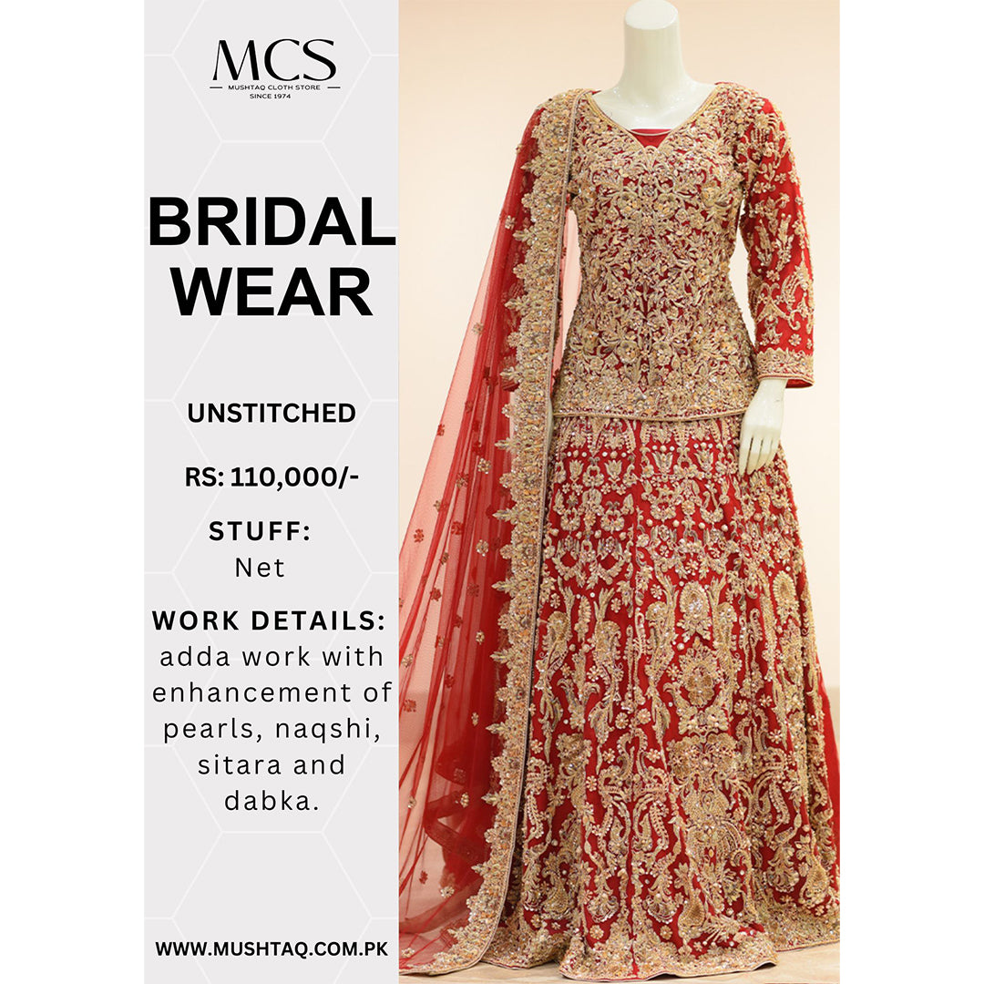 MCS BRIDAL WEAR RED