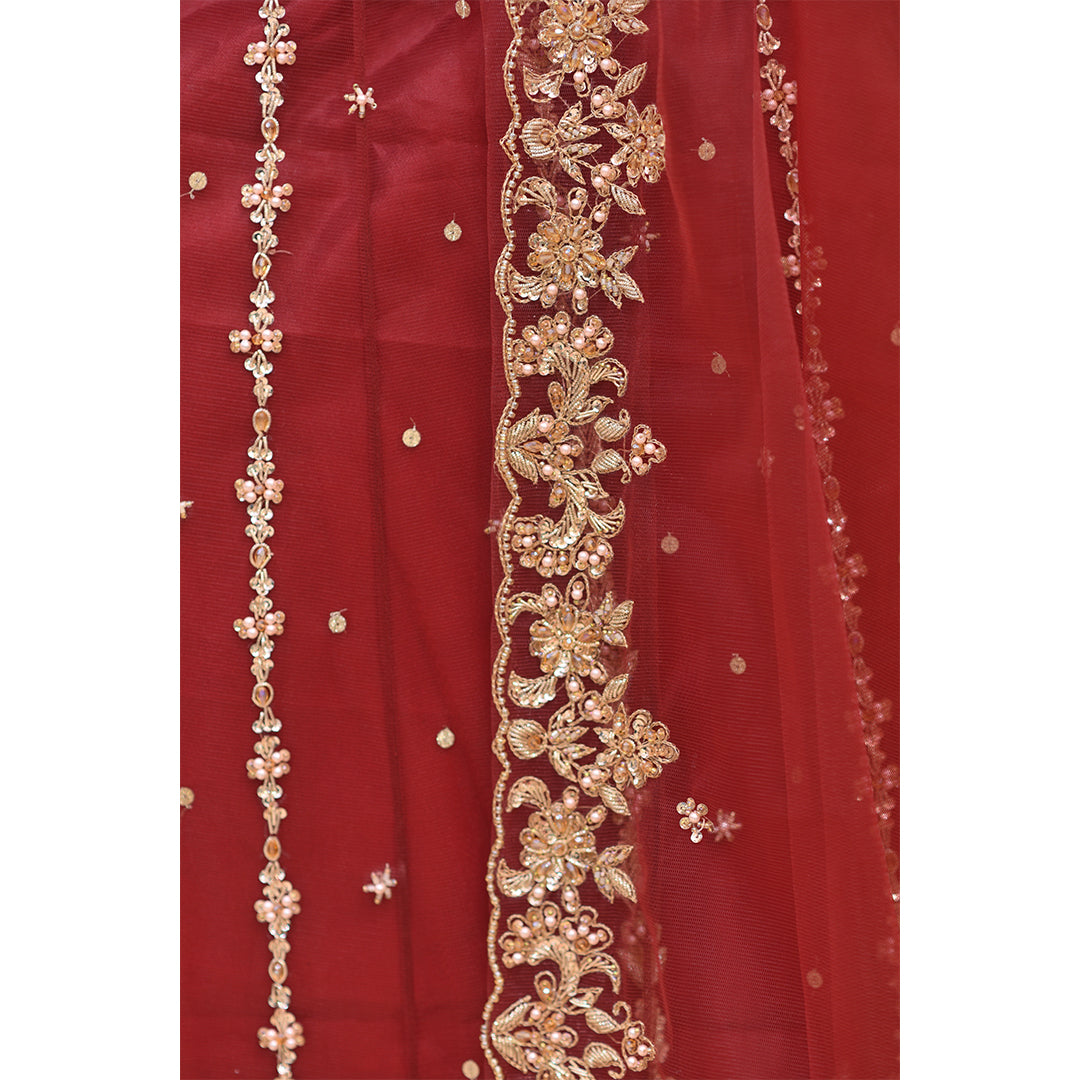 MCS BRIDAL WEAR RED MAXI