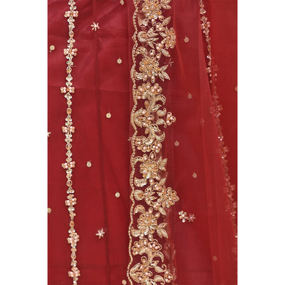 MCS BRIDAL WEAR RED MAXI