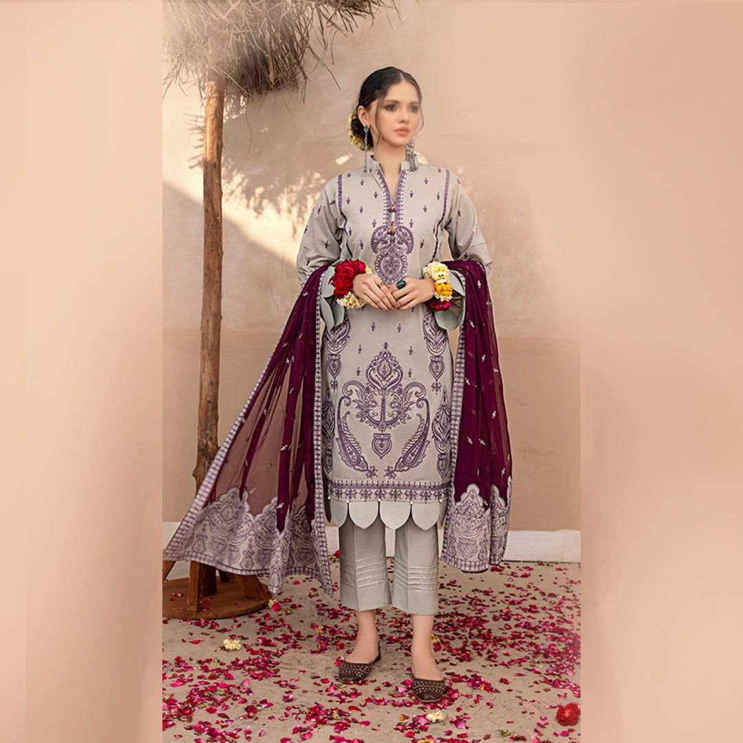 LAADLI EMBROIDERY LAWN COLLECTION D-06
